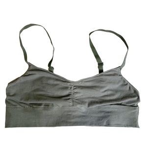 Aerie Olive Green Sports Bra Women’s Large
